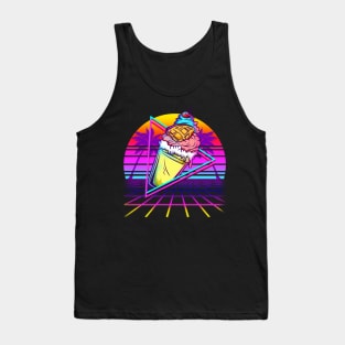 Vaporwave Ice Cream Sunset Tank Top